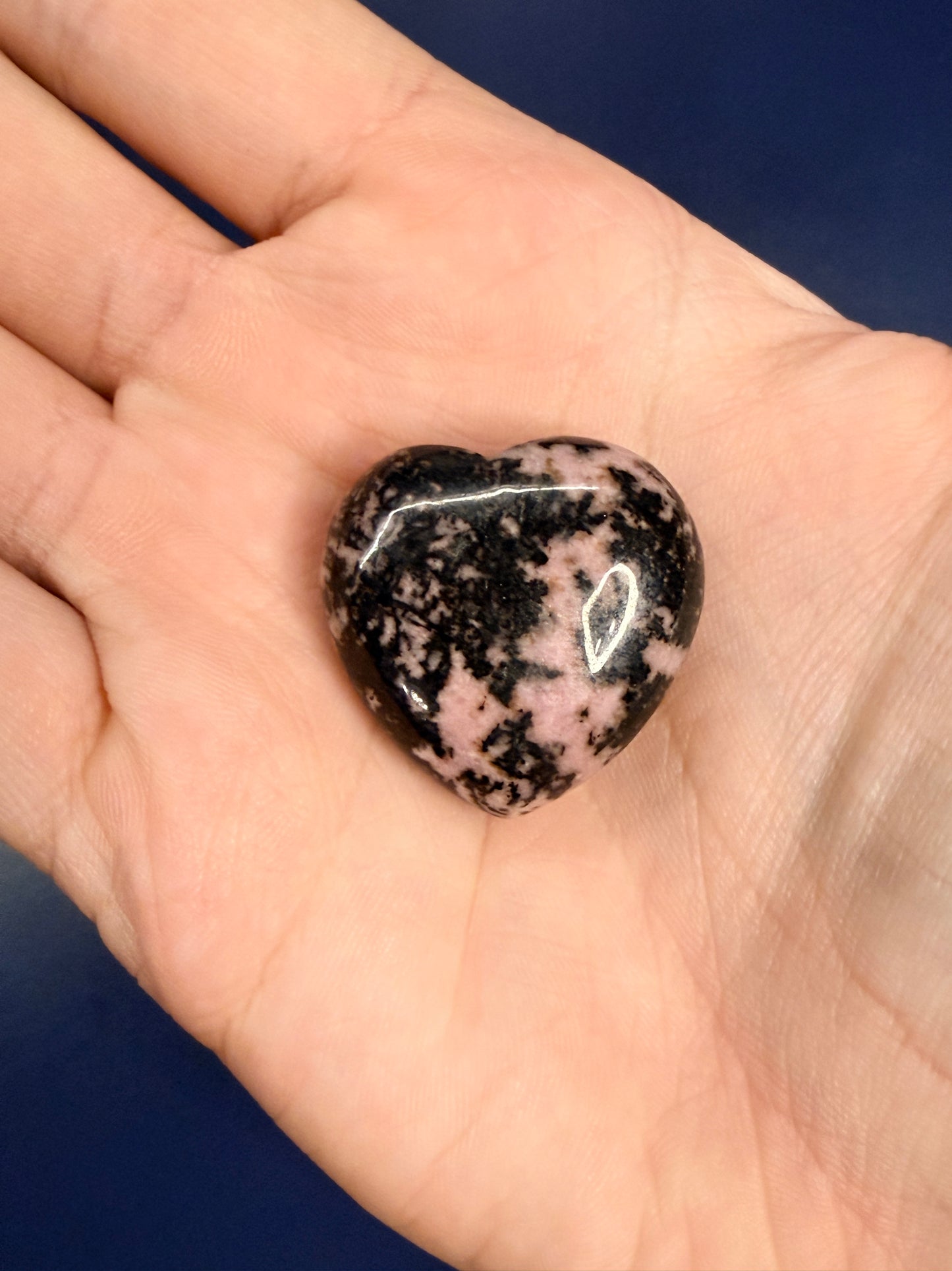 Rhodonite Heart