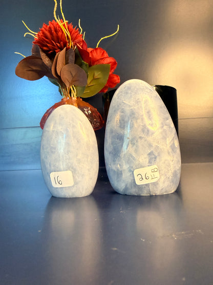 Blue Calcite Freeforms