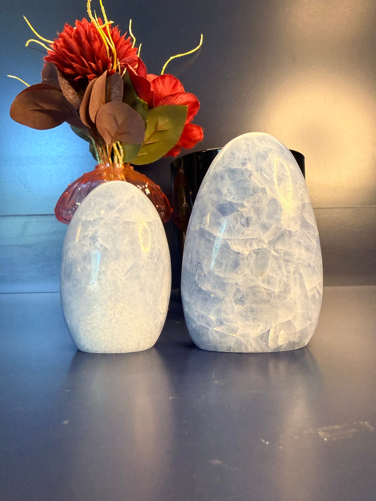 Blue Calcite Freeforms