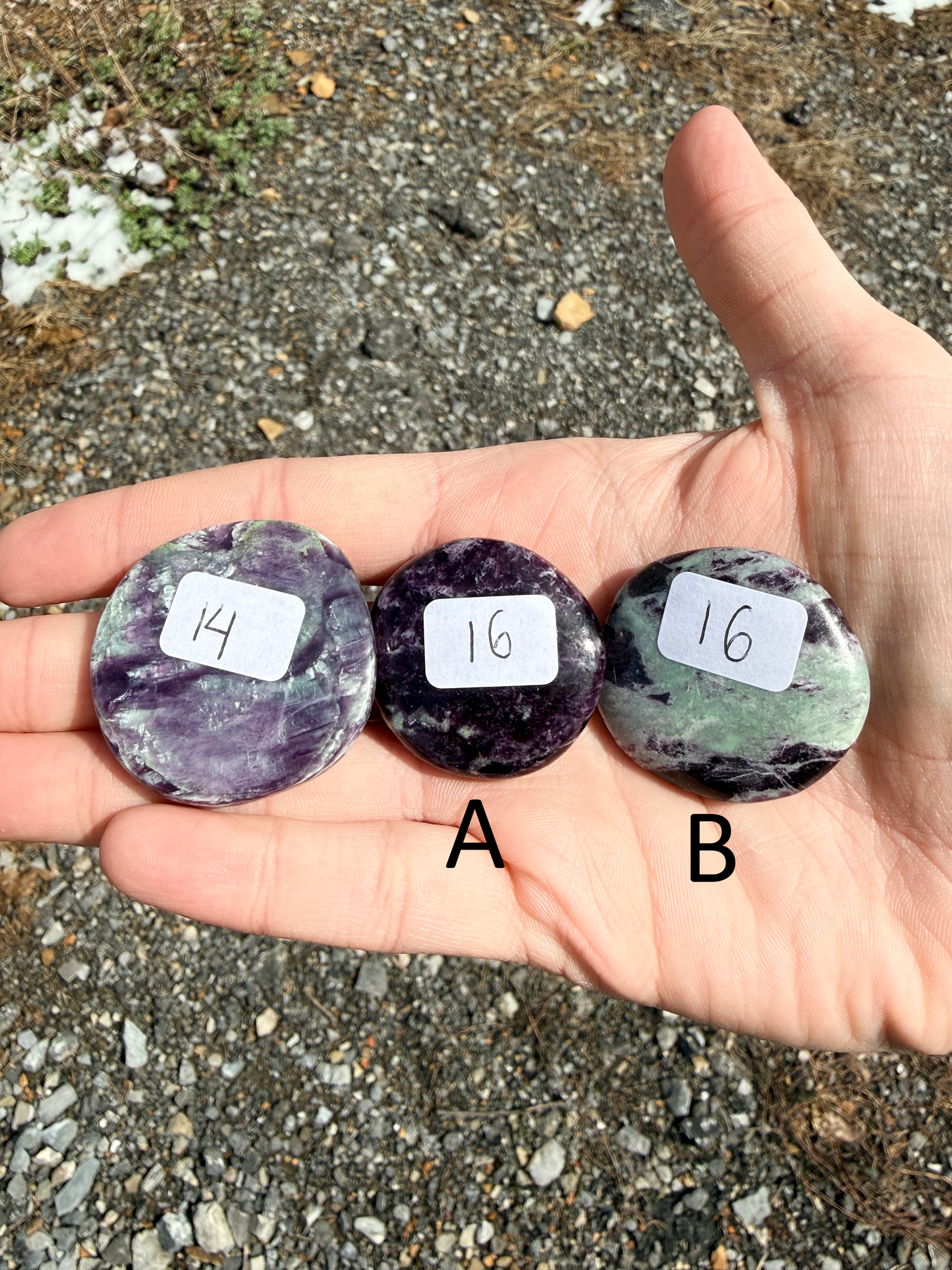 Kammererite Cookie Palmstones
