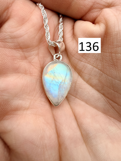Moonstone Sterling Silver Pendant