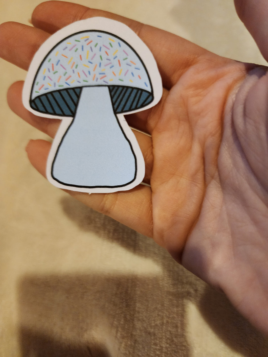 Funfetti Mushroom Sticker