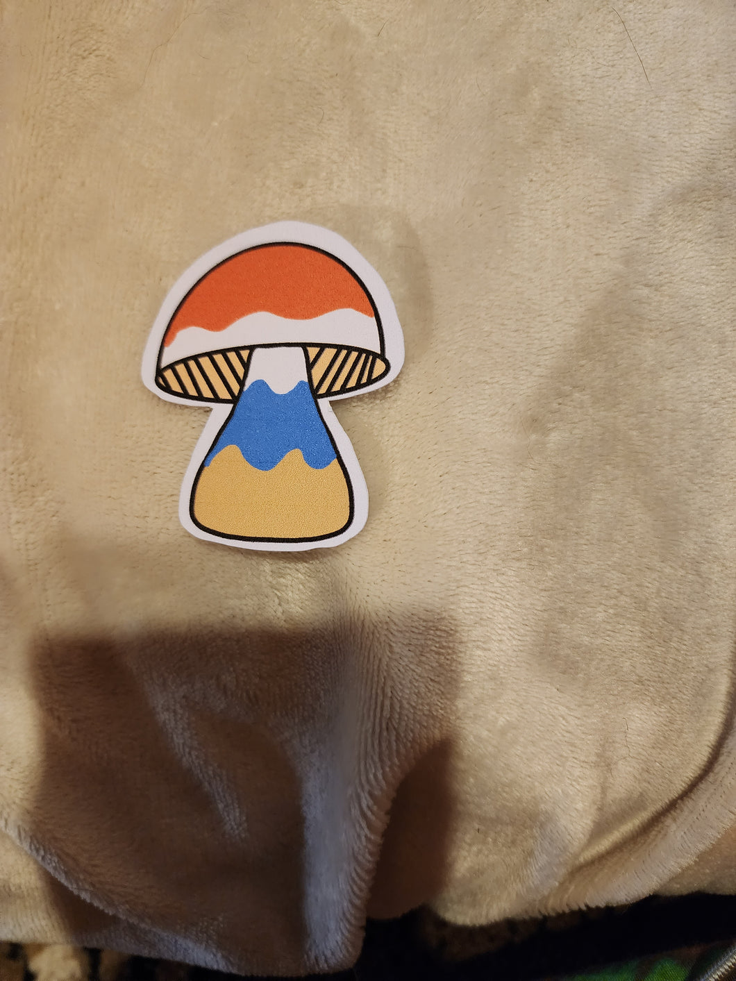 Rocket Pop Mushroom Sticker