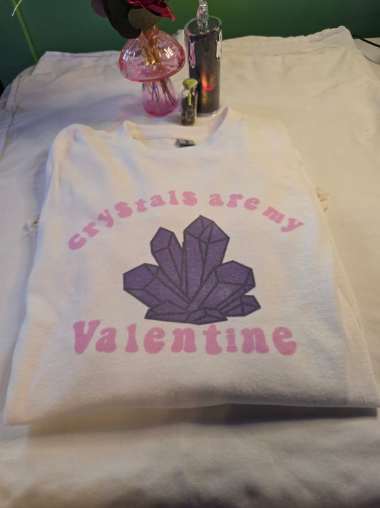Crystals are my Valentine Long Sleeve Shirt