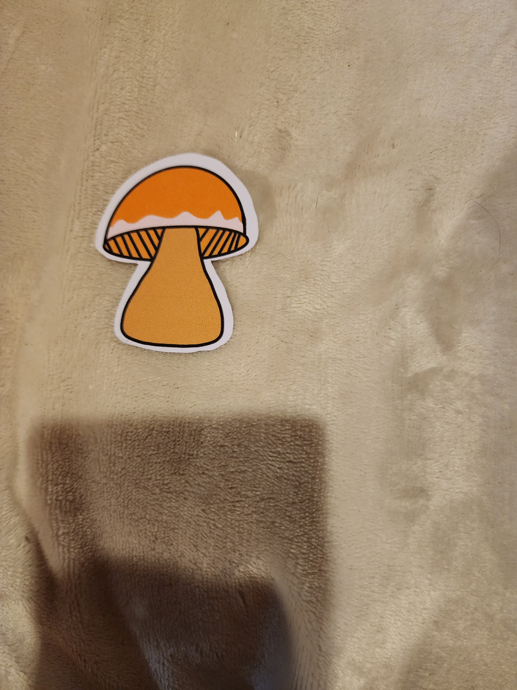 Dreamsicle Mushroom Sticker