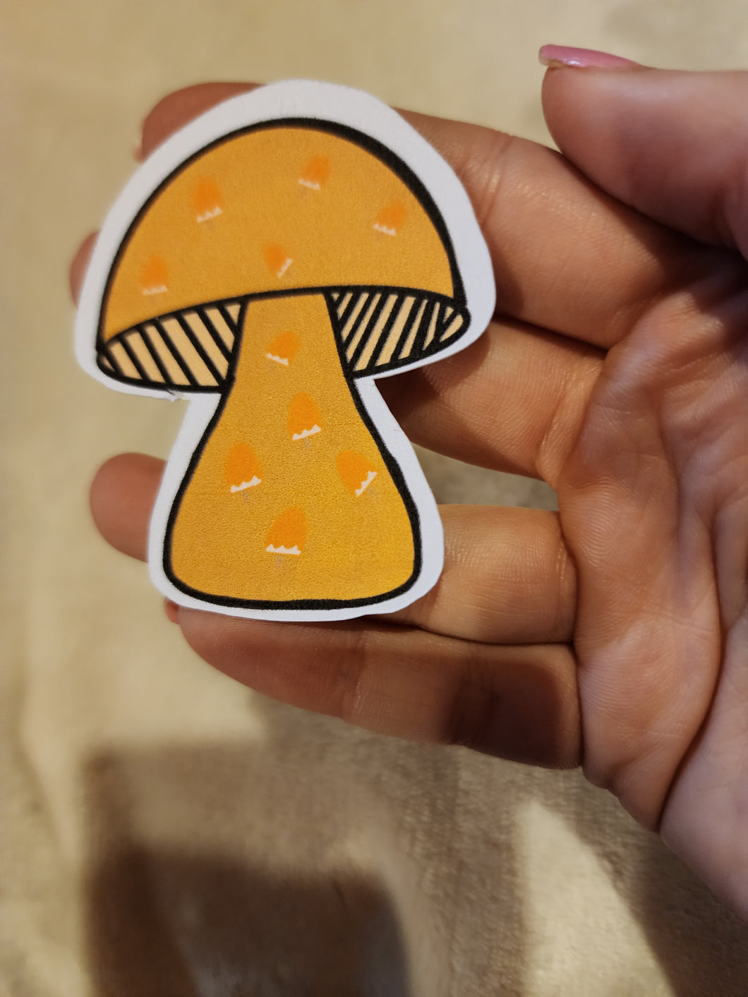 Dreamsicle Pop Mushroom Sticker