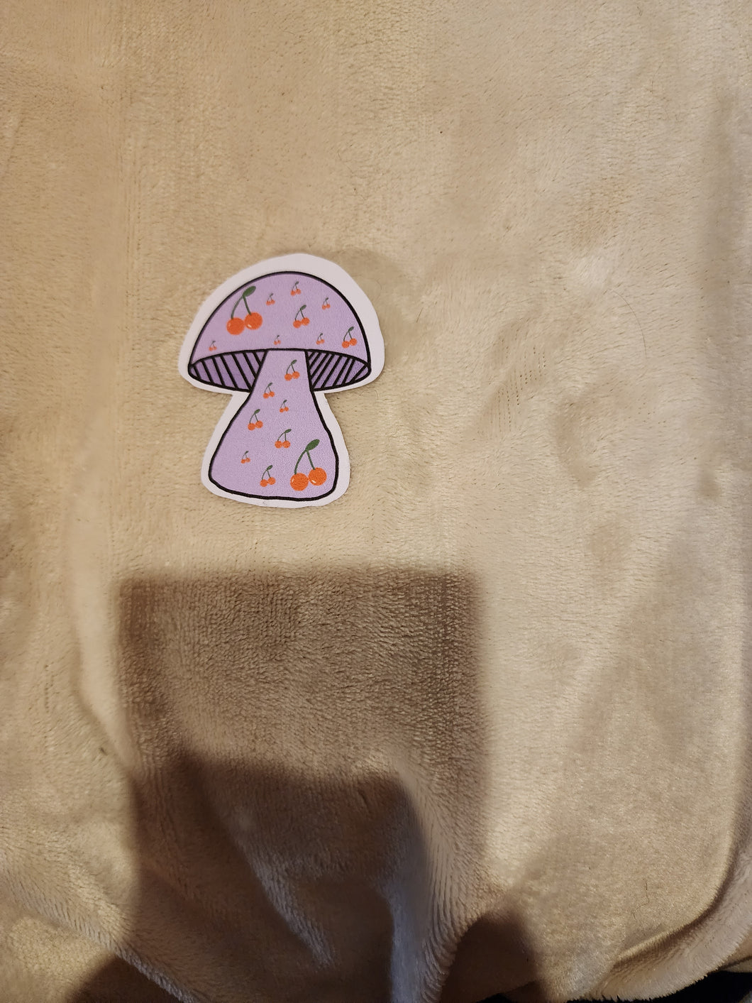 Cherry Mushroom Sticker