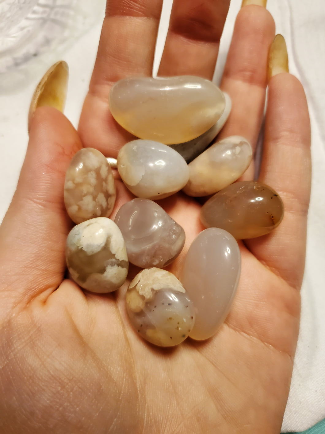 Flower Agate Small Tumbles