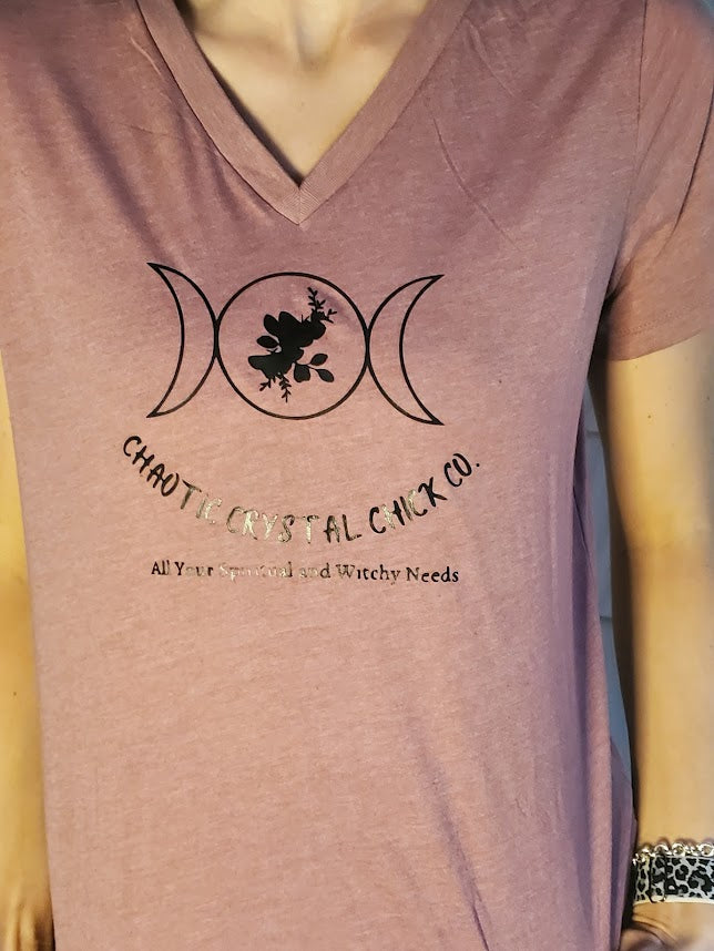 Chaotic Crystal Chick Brand Vneck