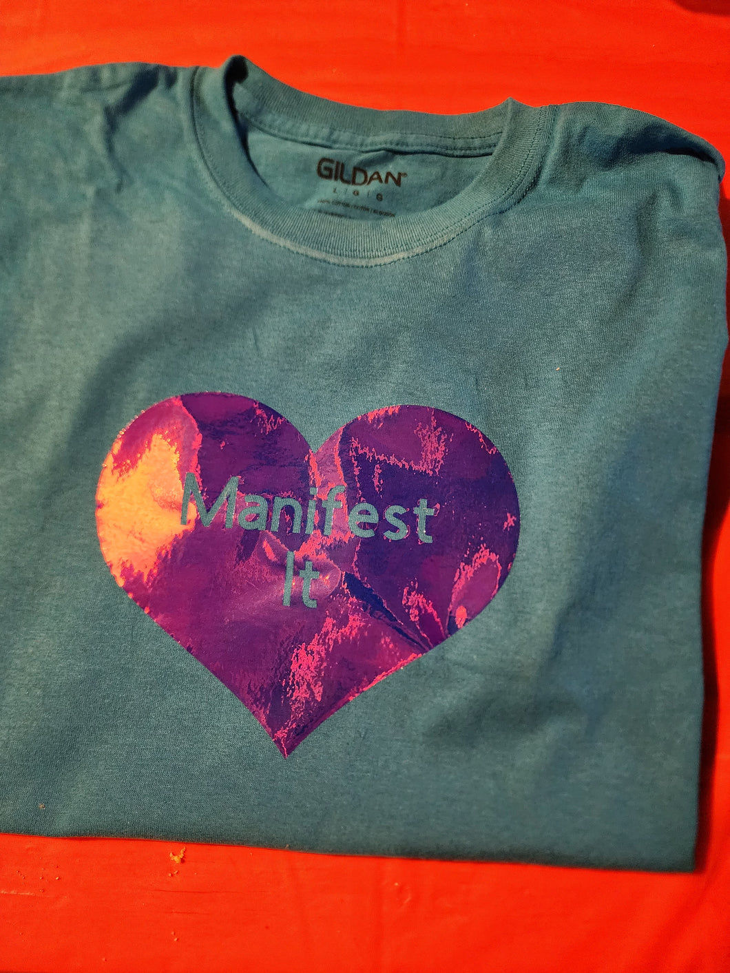 Manifest It Conversation Heart Inspired Tshirt