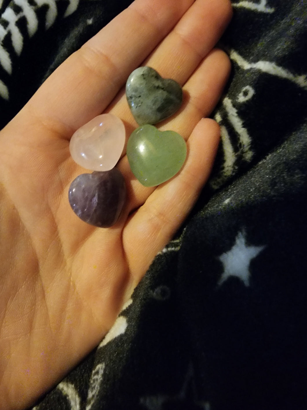 Mini Assorted Heart Crystals