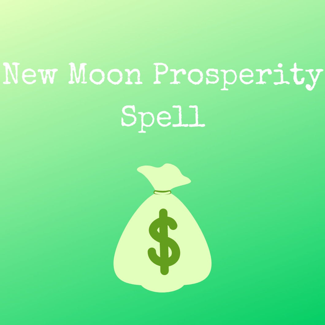 New Moon Prosperity Spell